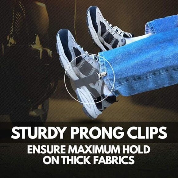 Hold’Em Biker Elastic Boot Stirrup Strap Motorcycle EXTRA STRONG METAL CLIP - Picture 6 of 9